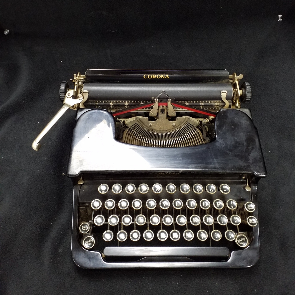 1937 LC Smith Corona Typewriter w/ Floating Shift
